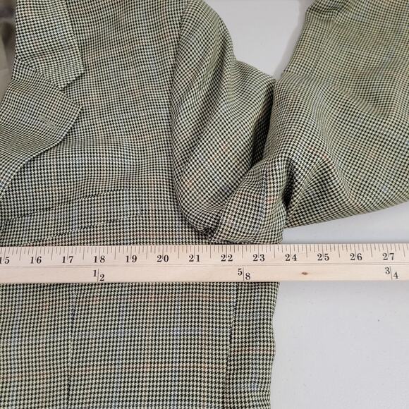 Tasso Elba Men's Blazer 44R 100% Pure New Wool Vitale Barberis Canonico Italy - Picture 10 of 12